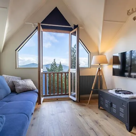 Le Cerf - Duplex Avec Superbe Vue Montagne Apartment Les Angles  Exterior photo